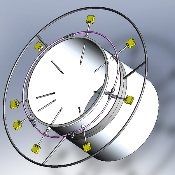 Engineering engine thermocouple